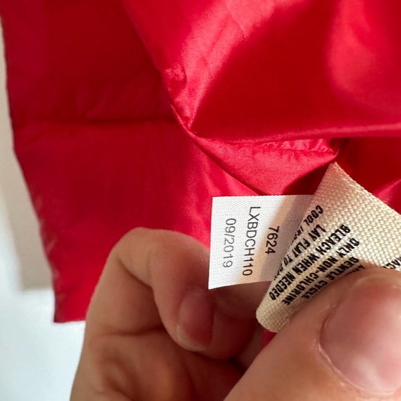 NWT Aeropostale Red Puffer Scarf with Fleece Neck Panel O/S - Picture 5 of 5